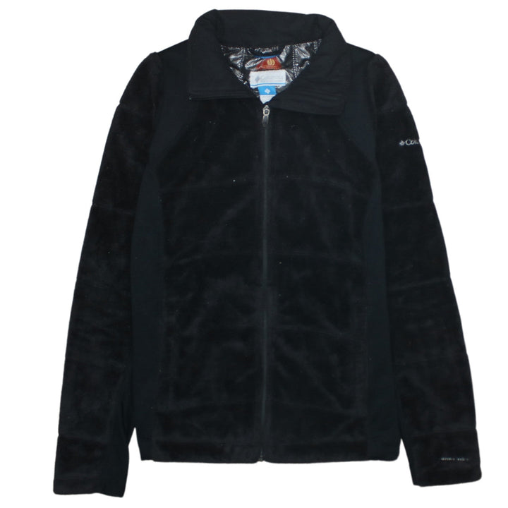 Columbia Men's Black L Fleece Omni-Heat Full Zip Jacket