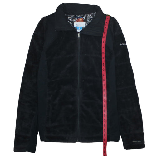Columbia Men's Black L Fleece Omni-Heat Full Zip Jacket