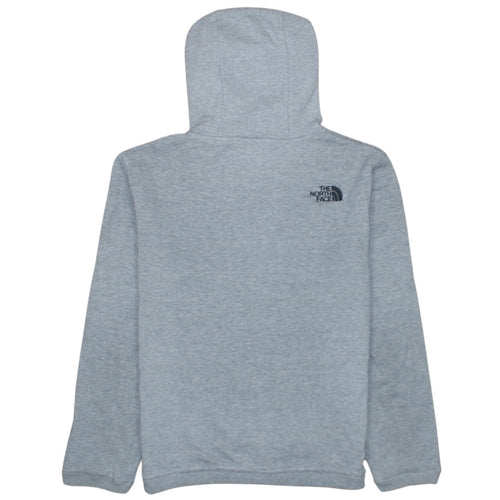 The North Face Men's Grey Pullover Hoodie Size M Embroidered Logo
