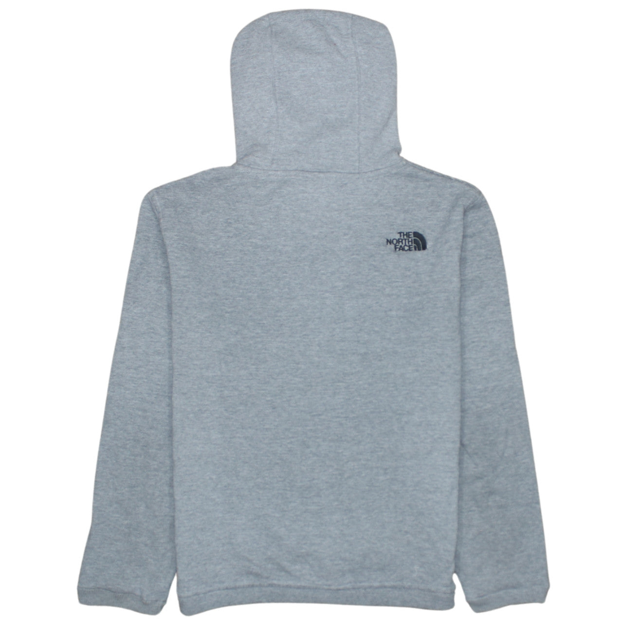 The North Face Men's Grey Pullover Hoodie Size M Embroidered Logo