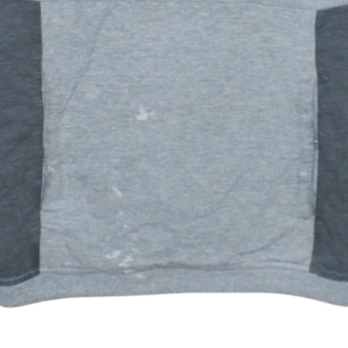The North Face Men's Grey Pullover Hoodie Size M Embroidered Logo