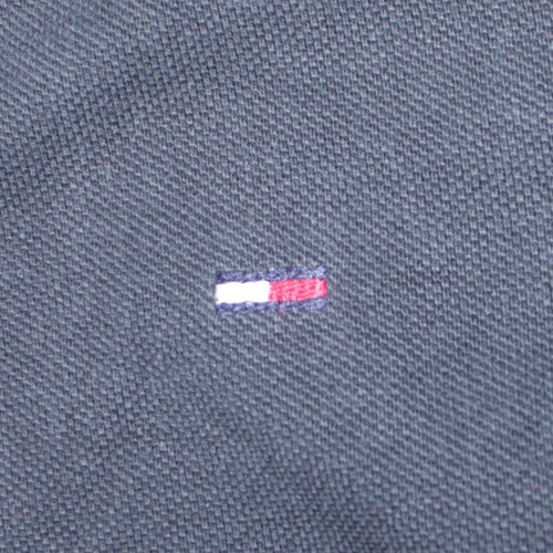 Tommy Hilfiger Men's Black Polo Shirt XL Cotton Classic Style