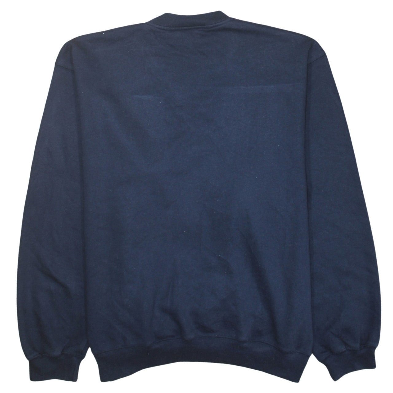 Reebok Men's Blue Pullover Sweatshirt Small Crew Neck Logo Fleece