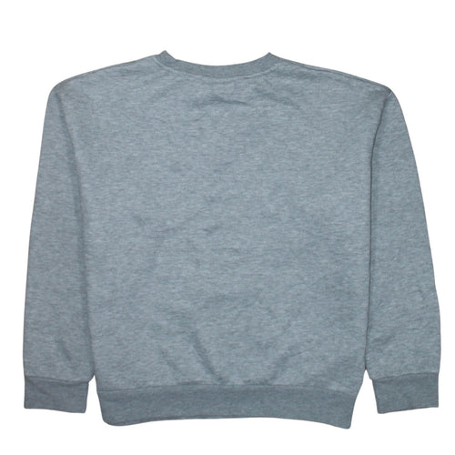 Disney Women's Grey Mickey & Minnie Crew Neck Sweatshirt Size M