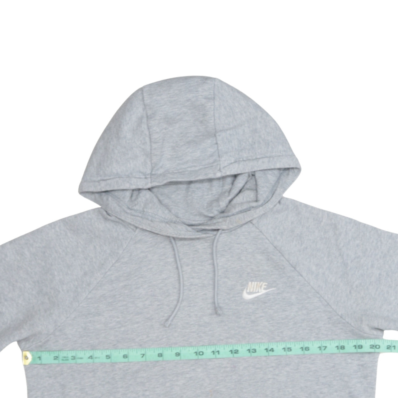 Nike Women’s Grey Small Pullover Hoodie with Logo
