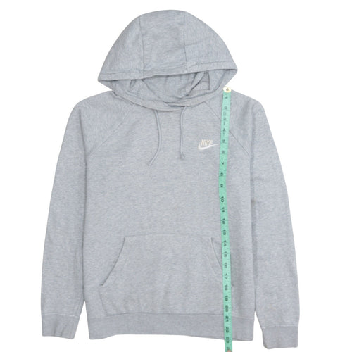 Nike Women’s Grey Small Pullover Hoodie with Logo