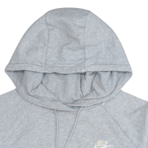 Nike Women’s Grey Small Pullover Hoodie with Logo