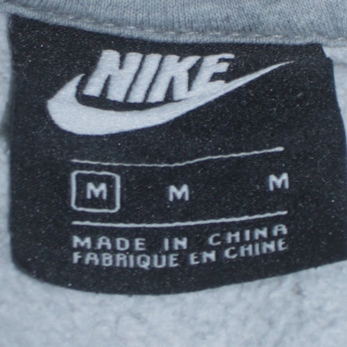 Nike Men's Grey Crew Neck Pullover Sweatshirt Size M