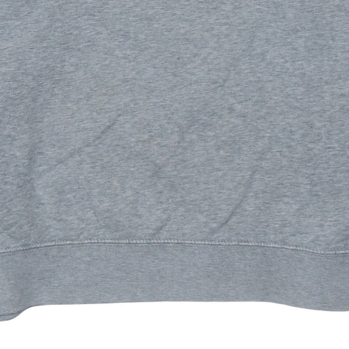 Nike Men's Grey Crew Neck Pullover Sweatshirt Size M