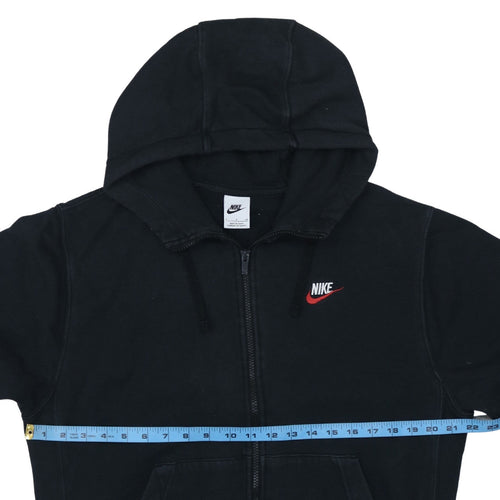 Nike Men's Black Full Zip Hoodie S Regular Fit Sportswear