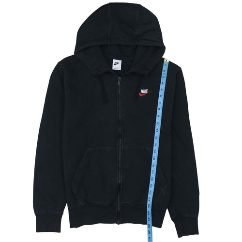 Nike Men's Black Full Zip Hoodie S Regular Fit Sportswear
