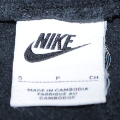 Nike Men's Black Jogger Trousers S Regular Fit Fleece Activewear