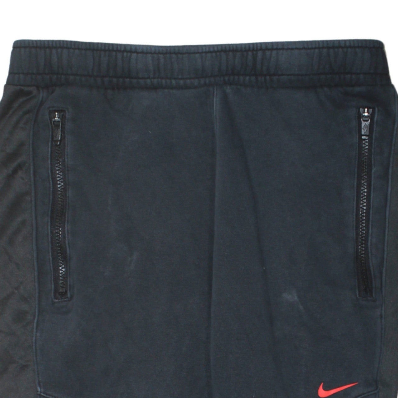 Nike Men's Black Jogger Trousers S Regular Fit Fleece Activewear