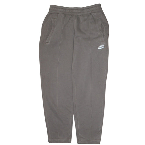 Nike Men's Grey Jogger Trousers Small Regular Fit Fleece Activewear