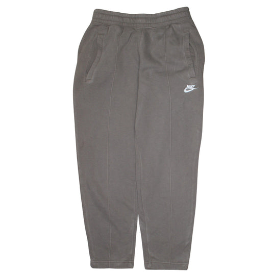 Nike Men's Grey Jogger Trousers Small Regular Fit Fleece Activewear