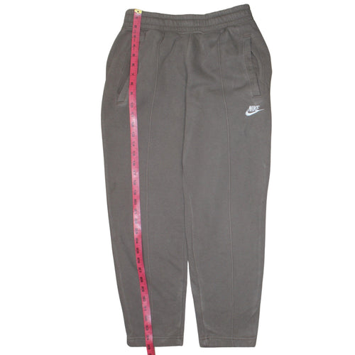 Nike Men's Grey Jogger Trousers Small Regular Fit Fleece Activewear