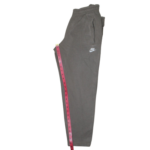 Nike Men's Grey Jogger Trousers Small Regular Fit Fleece Activewear