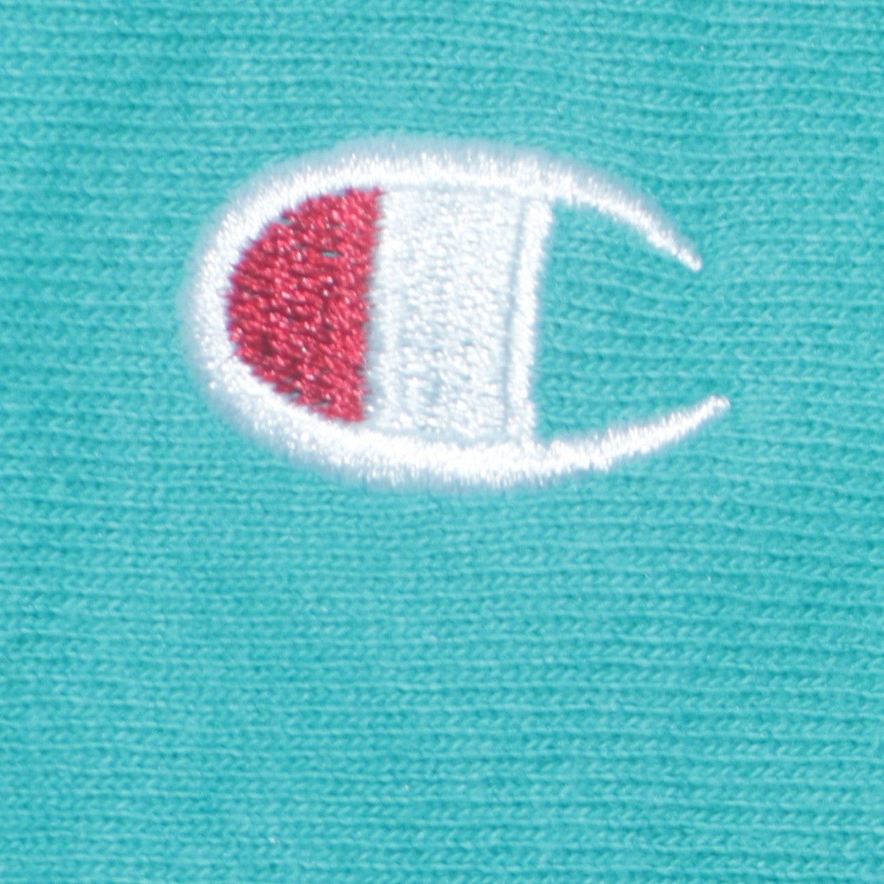 Champion Womens Teal Reverse Weave Sweatshirt Medium Crew Neck Cotton Blend