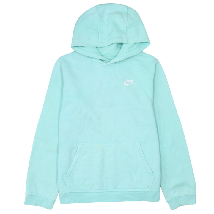 Nike Girls Blue Pullover Hoodie XL Fleece Long Sleeve Casual Sweatshirt