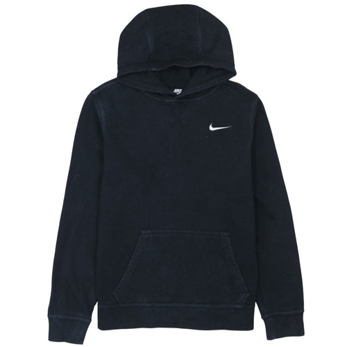 Nike Boys Black XL Pullover Hoodie Fleece Sweatshirt Logo