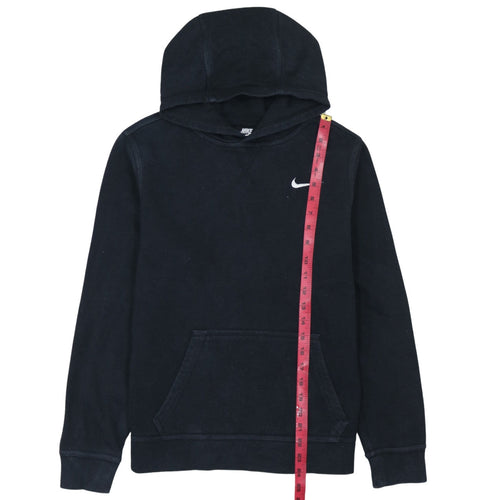 Nike Boys Black XL Pullover Hoodie Fleece Sweatshirt Logo