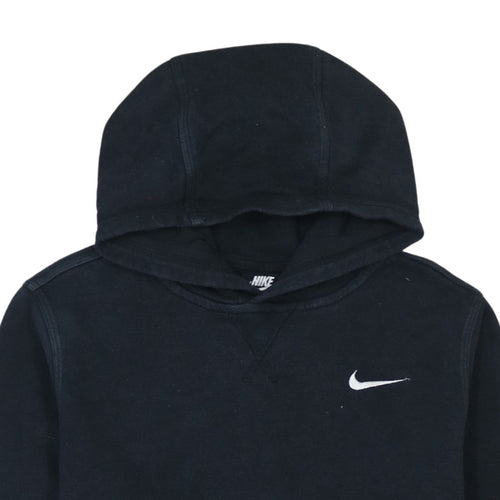Nike Boys Black XL Pullover Hoodie Fleece Sweatshirt Logo