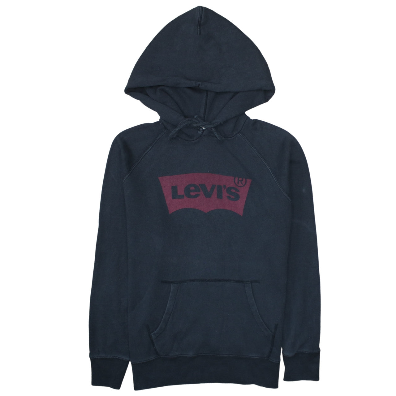 Levi's Mens Black Pullover Hoodie M Regular Fit Graphic Logo