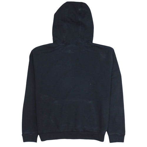 Fila Women's Black Medium Pullover Hoodie Cotton Blend Hooded Sweatshirt
