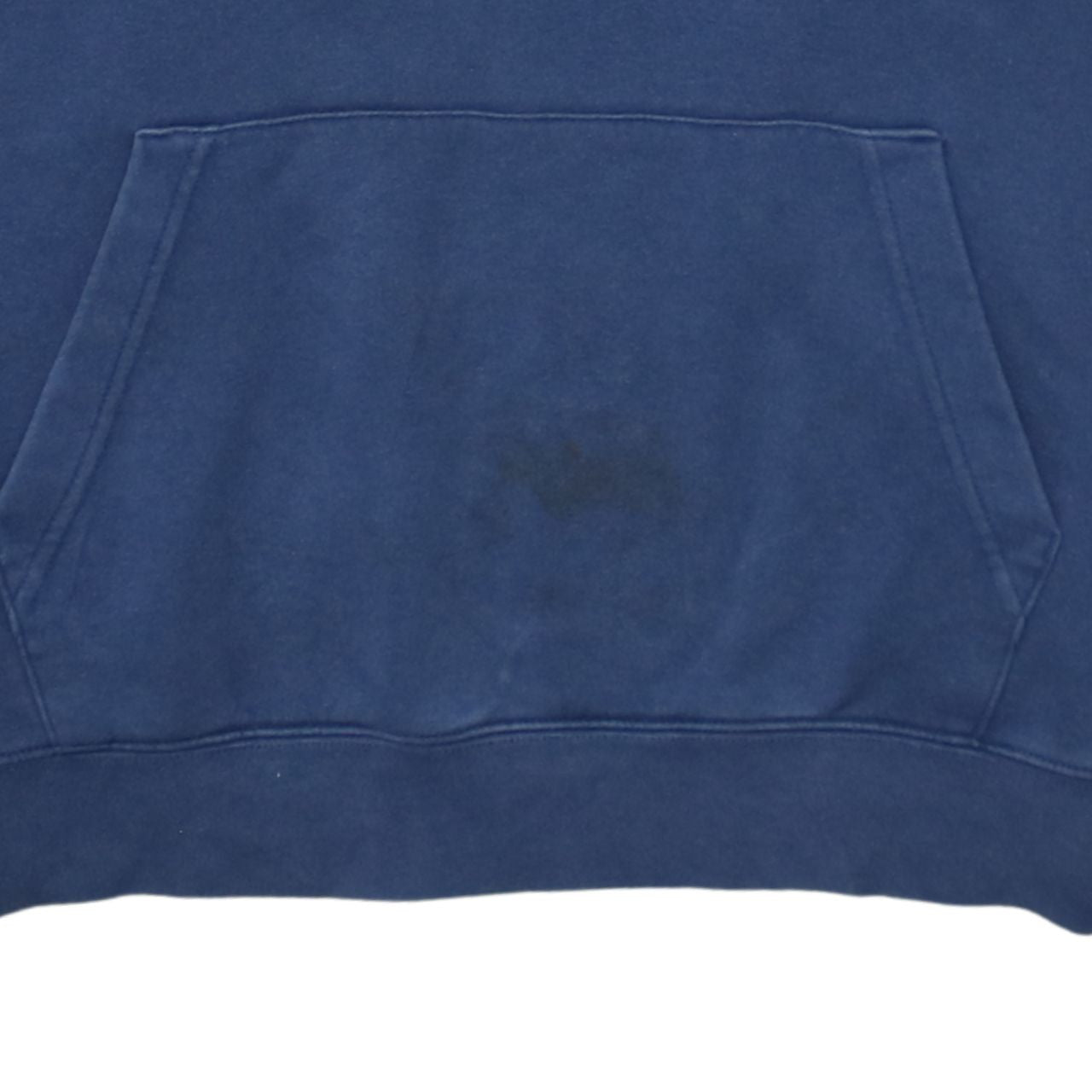 Nike Men Blue Pullover Hoodie L Fleece Logo Sportswear