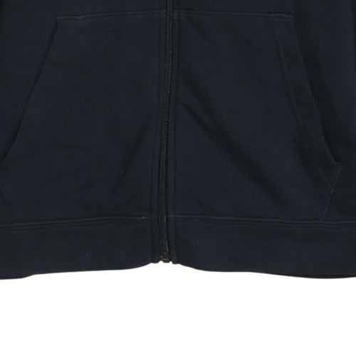 Nike Boys Black Full Zip Fleece Hoodie Size L 147-158cm