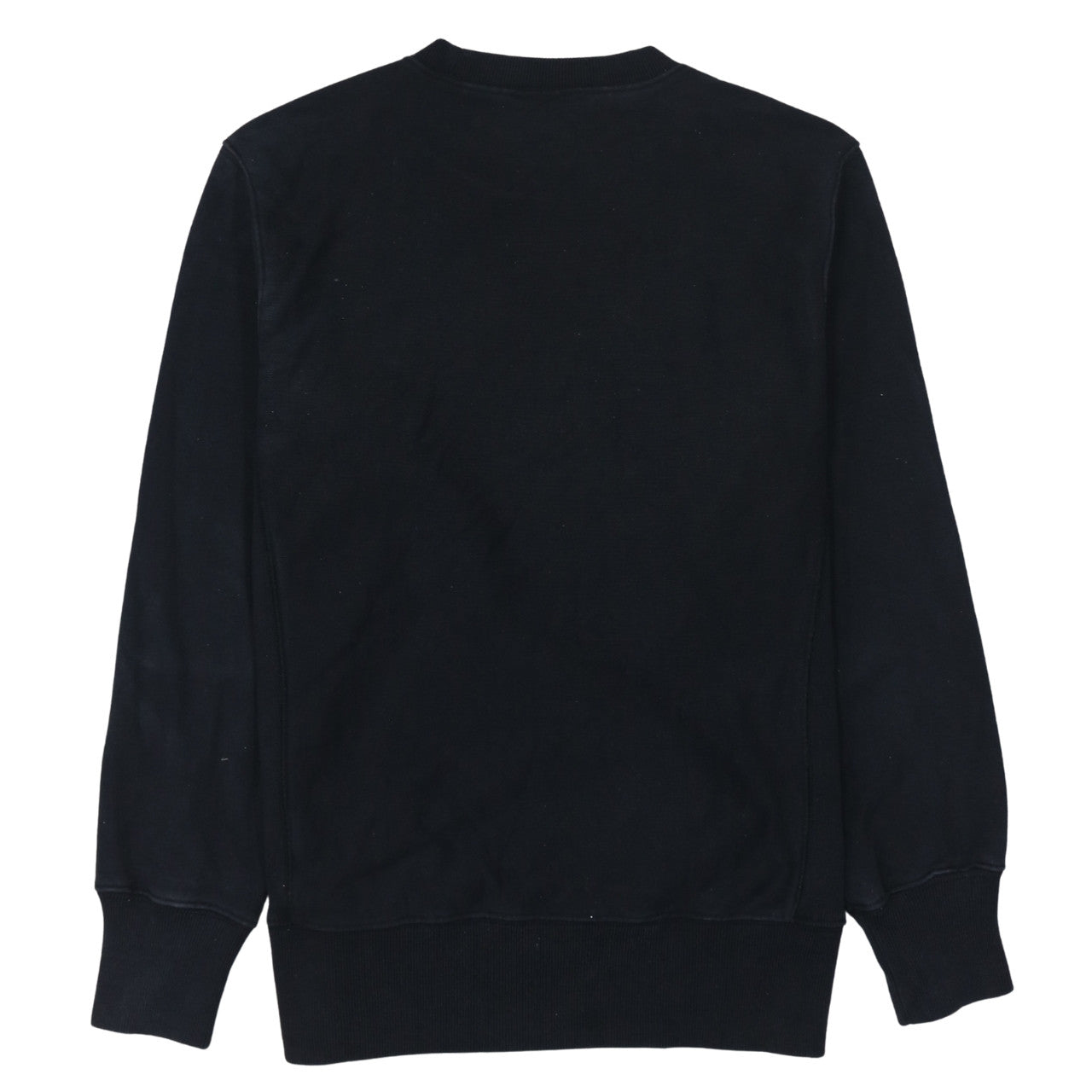 Champion Men Black Large Pullover Crew Neck Sweatshirt