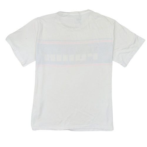 Puma Women’s White Logo T-Shirt Size 10 Casual Cotton