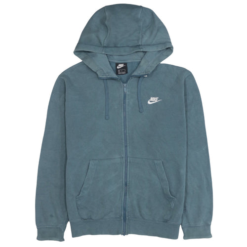 Nike Men's Blue Full Zip Hoodie Size M Sportswear