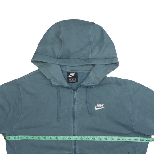 Nike Men's Blue Full Zip Hoodie Size M Sportswear