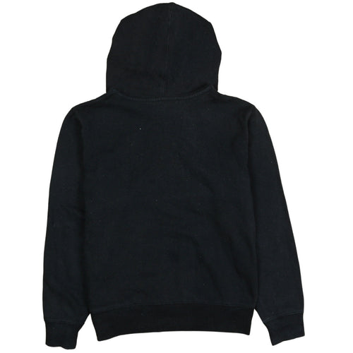 Champion Boys Black Pullover Hoodie L Logo Embroidered Fleece Sweatshirt