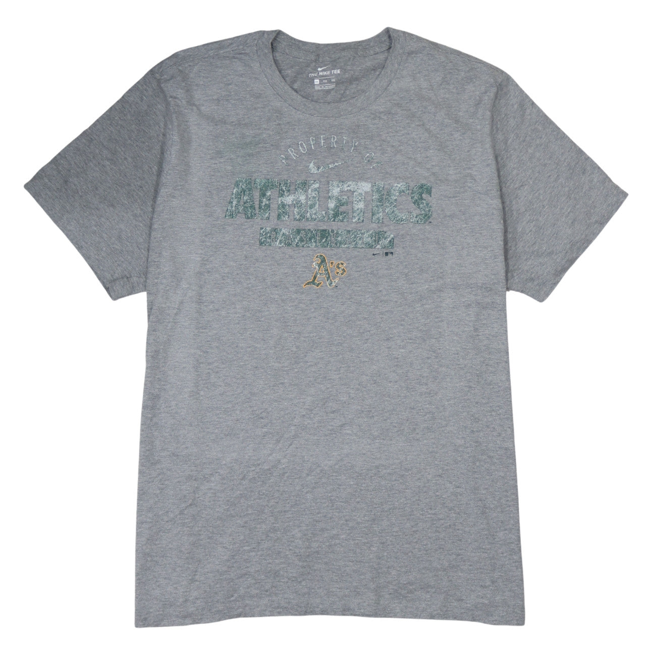 Nike Men's Grey Athletics Baseball 2XL Graphic T-Shirt