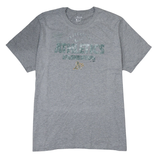 Nike Men's Grey Athletics Baseball 2XL Graphic T-Shirt