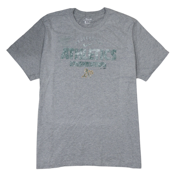 Nike Men's Grey Athletics Baseball 2XL Graphic T-Shirt