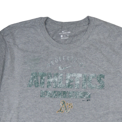 Nike Men's Grey Athletics Baseball 2XL Graphic T-Shirt