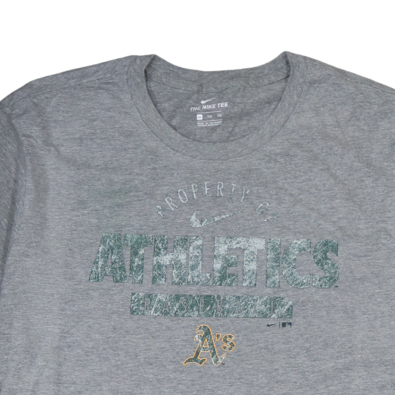Nike Men's Grey Athletics Baseball 2XL Graphic T-Shirt