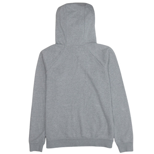 Nike Men's Grey Small Pullover Hoodie Regular Fit Logo Fleece