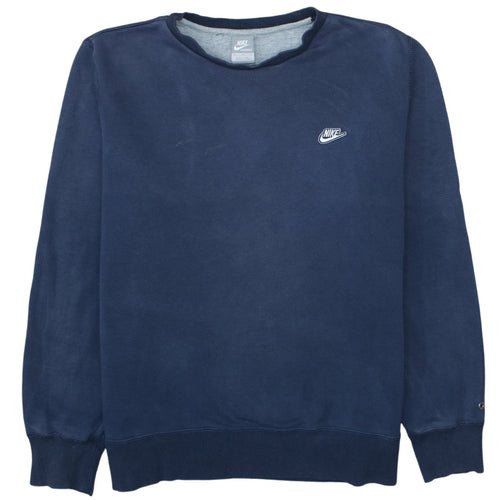 Nike Men's Blue XL Crew Neck Pullover Sweatshirt