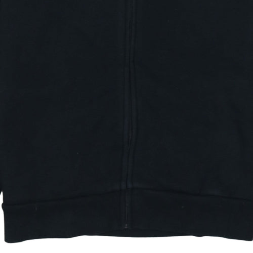 Puma Boys Black Full Zip Hoodie Sweatshirt Size 13-14 Years Cotton Blend