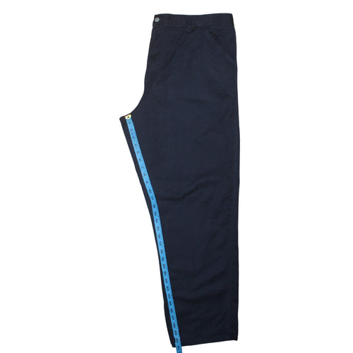 Carhartt Men Blue 40x32 Simple Pant Regular Fit Workwear Chino Trousers
