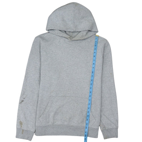 GAP Men's Grey Pullover Hoodie L Regular Fit Cotton Blend