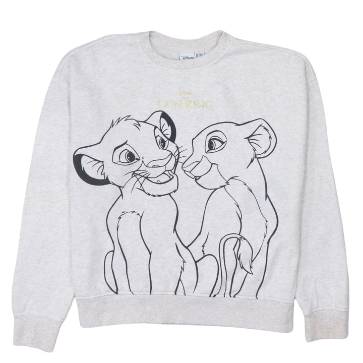 Disney x Primark Women's Grey Lion King Sweatshirt Size 10/12