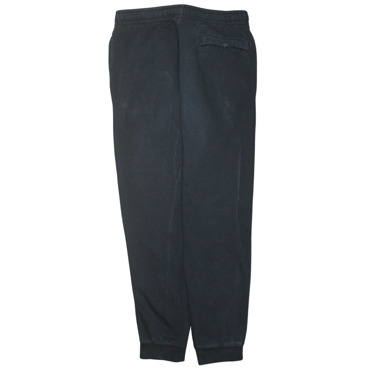 Nike Men's Black Fleece Jogger Sweatpants L Regular Tapered Fit