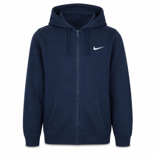 Nike Men's Blue Full Zip Hoodie Small Sports Fleece Sweatshirt