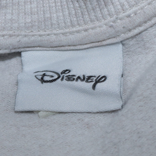 Disney Women Grey Mickey The Original Pullover Sweatshirt UK 14