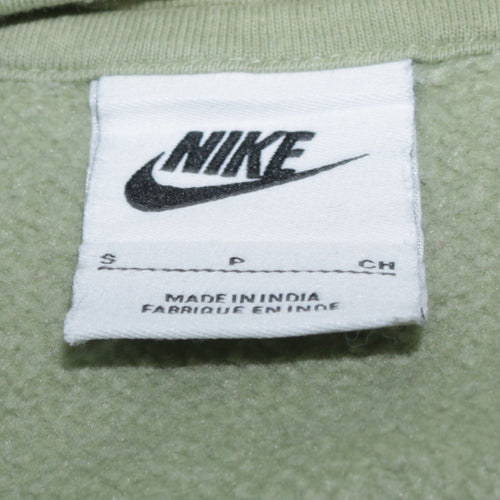 Nike Men's Green Pullover Hoodie Size S Regular Fit Logo